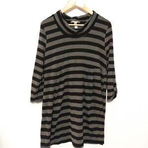 Three season Maternity tunic striped large